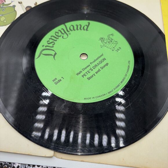 VTG Mixed Lot of 5 Walt Disney Read Along Books And Records 33 1/3 RPM-Flaws - Picture 9 of 16